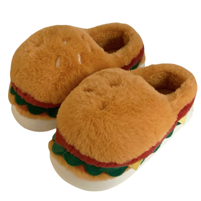 Hamburger Slippers
