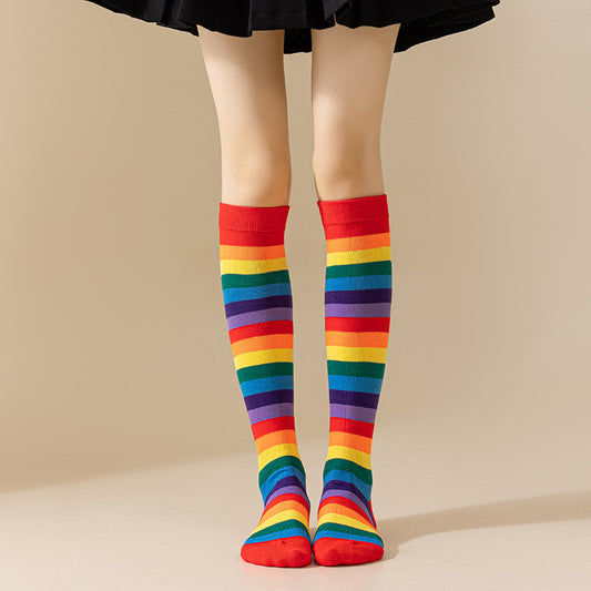 Long Rainbow Socks